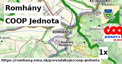 COOP Jednota, Romhány
