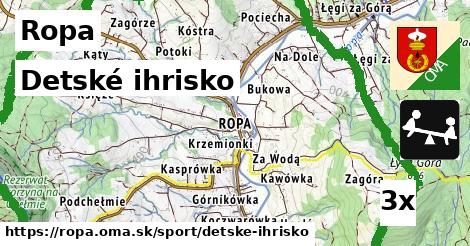 detské ihrisko v Ropa