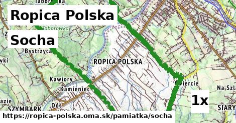 socha v Ropica Polska