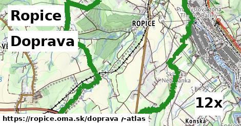 doprava v Ropice