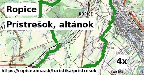 Prístrešok, altánok, Ropice