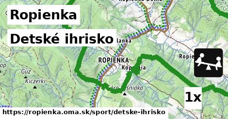 Detské ihrisko, Ropienka