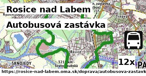 Autobusová zastávka, Rosice nad Labem