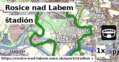 štadión, Rosice nad Labem