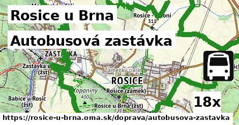 Autobusová zastávka, Rosice u Brna