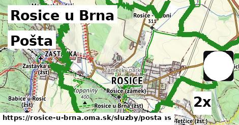 Pošta, Rosice u Brna