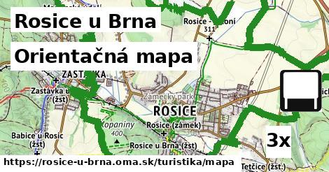 Orientačná mapa, Rosice u Brna