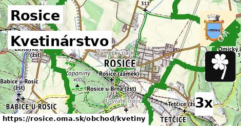 Kvetinárstvo, Rosice