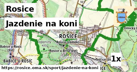 Jazdenie na koni, Rosice