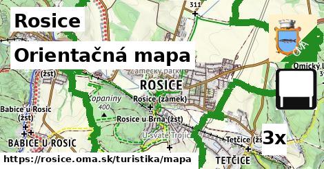 Orientačná mapa, Rosice