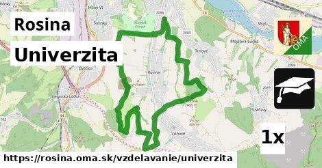 Univerzita, Rosina