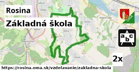 Základná škola, Rosina