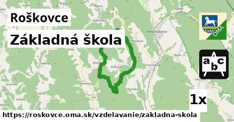 Základná škola, Roškovce