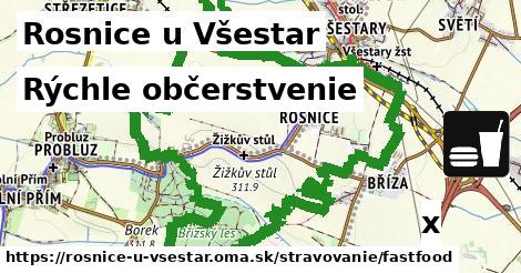 Všetky body v Rosnice u Všestar