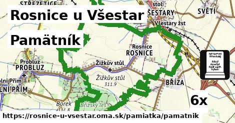 Pamätník, Rosnice u Všestar