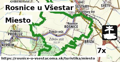 Miesto, Rosnice u Všestar
