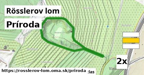 príroda v Rösslerov lom