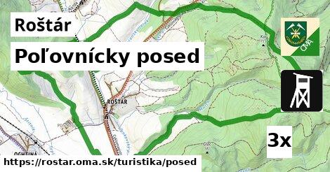 Poľovnícky posed, Roštár