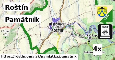 Pamätník, Roštín