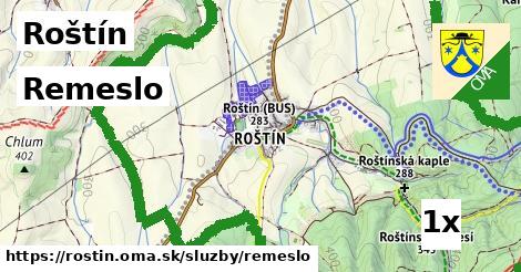 Remeslo, Roštín