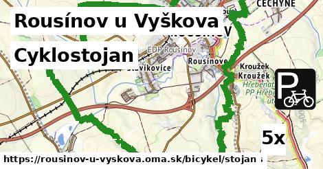 cyklostojan v Rousínov u Vyškova