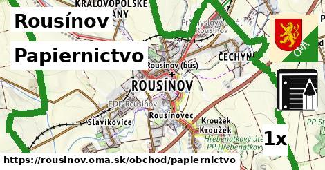 papiernictvo v Rousínov