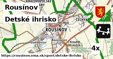 detské ihrisko v Rousínov