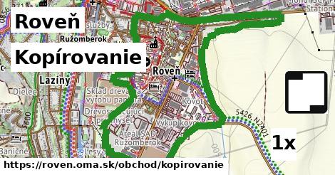 Kopírovanie, Roveň