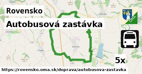 Autobusová zastávka, Rovensko