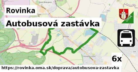 Autobusová zastávka, Rovinka