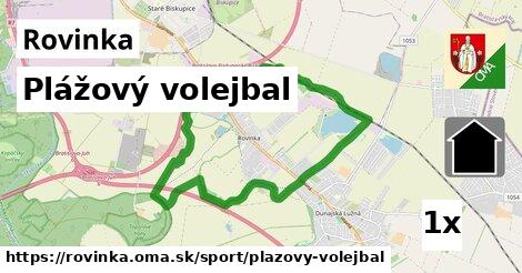 Plážový volejbal, Rovinka