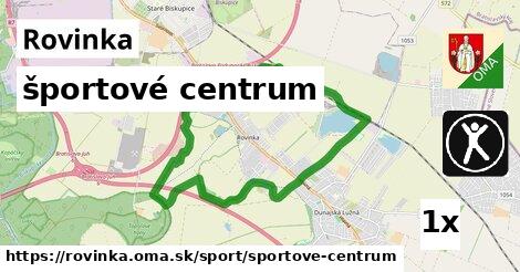 športové centrum, Rovinka