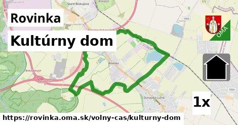 Kultúrny dom, Rovinka