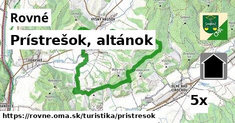 Prístrešok, altánok, Rovné