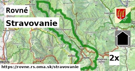 stravovanie v Rovné, okres RS