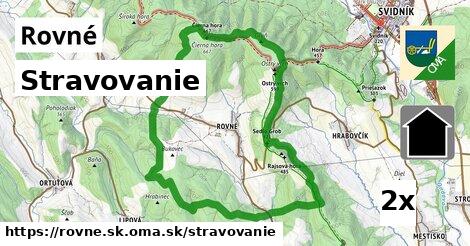 stravovanie v Rovné, okres SK