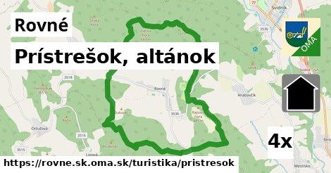 Prístrešok, altánok, Rovné, okres SK