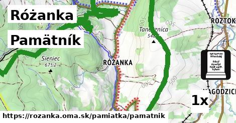 pamätník v Różanka