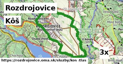 Kôš, Rozdrojovice