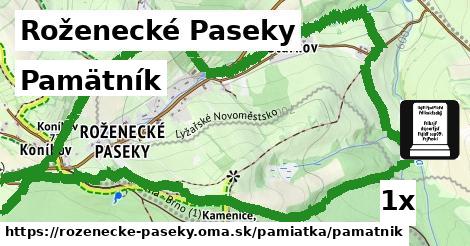 Pamätník, Roženecké Paseky