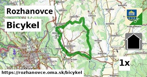 bicykel v Rozhanovce