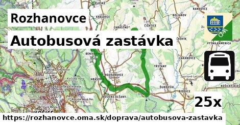 Autobusová zastávka, Rozhanovce