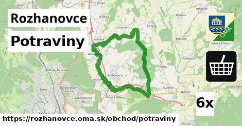 Potraviny, Rozhanovce