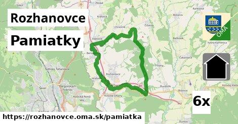 pamiatky v Rozhanovce