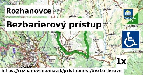 Bezbarierový prístup, Rozhanovce