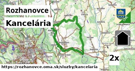 Kancelária, Rozhanovce