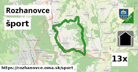 šport v Rozhanovce