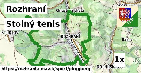 stolný tenis v Rozhraní