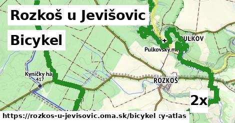 bicykel v Rozkoš u Jevišovic