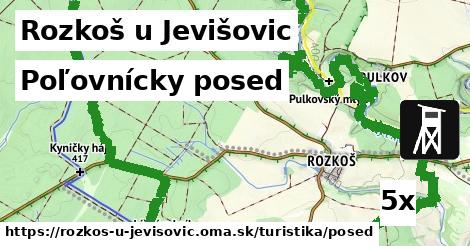 Poľovnícky posed, Rozkoš u Jevišovic
